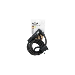 ANTIVOL SPIRAL AXA Newton 150 Code 150cm Ø10mm Noir