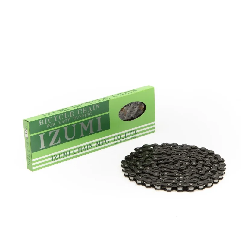 Chaîne Pignon Fixe IZUMI Standard Track ES410 Noire 3 Chaîne Pignon Fixe IZUMI Standard Track ES410 Noire