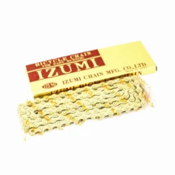 Chaîne Pignon Fixe IZUMI Standard Track ES410GP Or -BRN Soldes chaine pignon fixe izumi standard track es410gp or 2