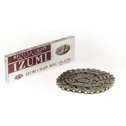 Chaîne Pignon Fixe IZUMI Standard Track ES410NP Silver -BRN Soldes chaine pignon fixe izumi standard track es410np silver 1