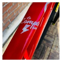 Custom Collective X Bikelife C100 Rouge Vermillon 2022 -BRN Soldes collective bikes c100 orange 12