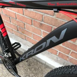 Custom VTT KRON 26" CUSTOM Rouge -BRN Soldes custom vtt kron 26 custom rouge 3