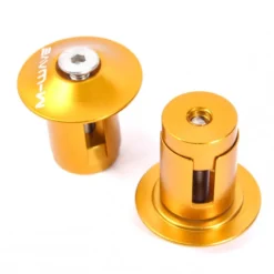 EMBOUTS GUIDON M-WAVE Aluminium -BRN Soldes embouts guidon m wave aluminium 1