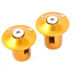 EMBOUTS GUIDON M-WAVE Aluminium -BRN Soldes embouts guidon m wave aluminium 2