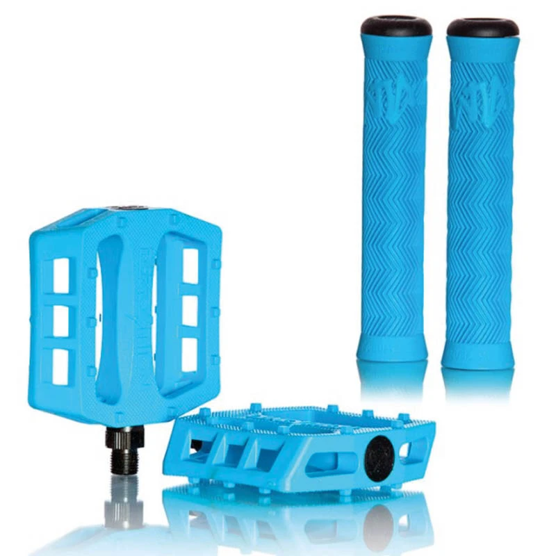 Pack DEMOLITION Pédales + Poignées VLM Bleu Glacier 3 Pack DEMOLITION Pédales + Poignées VLM Bleu Glacier