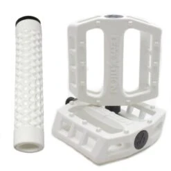 Pack DEMOLITION Pédales Trooper Blanc + Poignées CULT Odi Vans Blanc