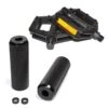 Pack Pédales PC+ Pegs Aluminium Noirs - Wheeling Bike