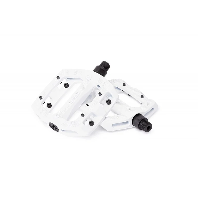 Pédales Eclat Slash Aluminium Blanches 3 Pédales Eclat Slash Aluminium Blanches