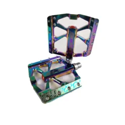 Pédales ICE FAST Aluminium CNC 9/16e Neochrome -BRN Soldes pedales ice fast aluminium cnc 916e neochrome 3