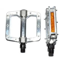 Pédales P&A VTT/BMX 9/16" Aluminium Chromée -BRN Soldes pedales pa vttbmx 916 aluminium chromee 1