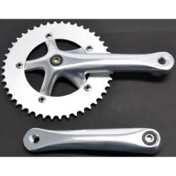 Pédalier Fixie 170mm 46t BCD130 Poli