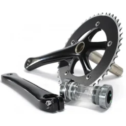 PEDALIER GEN FIXIE 172MM 46T BLK BCD130 -BRN Soldes pedalier gen fixie 177mm 46t blk bcd130 1