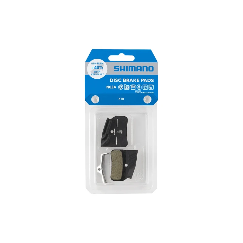 Plaquettes SHIMANO N03A Résines Aérées Pour 4 Pistons 5 Plaquettes SHIMANO N03A Résines Aérées Pour 4 Pistons – Image 3