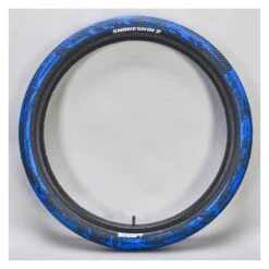 Pneus SnakeSkin 2 De Mafia Bikes X2 (paire) - 26 Pouces - Marble Bleu -BRN Soldes pneus snakeskin de mafia bikes x2 26 pouces marble bleu 2