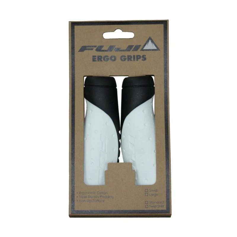 Poignées Fuji Ergonomiques 120mm Noires/Blanches 3 Poignées Fuji Ergonomiques 120mm Noires/Blanches