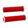 POIGNÉES SENSUS X ODI Lite Lock-On 2.1 143mm Rouge -BRN Soldes poignees sensus x odi lite lock on 21 143mm rouge
