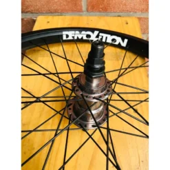 Roue Custom KHE X Demolition 20' Freecoaster Noire -BRN Soldes roue custom khe x demolition 20 freecoaster noire 4