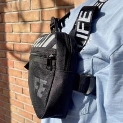 Sacoche BIKELIFE Chest Rig Noire -BRN Soldes sacoche bikelife chest rig noire 4