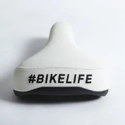 Selle BIKELIFE Grippie Blanche -BRN Soldes selle bikelife grippie blanche 3