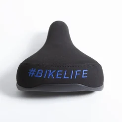 Selle BIKELIFE Noire Logo Bleu 8 Selle BIKELIFE Noire Logo Bleu -BRN Soldes selle bikelife noire logo bleu 2