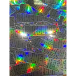 Sticker BIKELIFE Liseré Holographic -BRN Soldes sticker bikelife lisere holographic 2