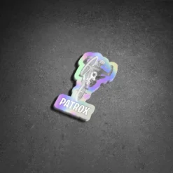 Sticker BIKELIFE Patrox Wheeling Holographic -BRN Soldes sticker bikelife patrox wheeling holographic 2