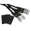 Straps Double BLB Cuir Pour Fixie Ou Vélo à Pignon Fixe - Noirs -BRN Soldes straps double blb cuir pour fixie ou velo a pignon fixe noirs