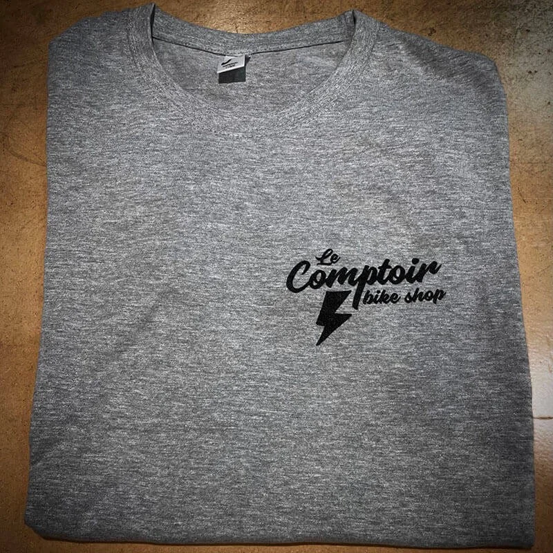 T-SHIRT LE COMPTOIR 2021 Gris Chiné Large 5 T-SHIRT LE COMPTOIR 2021 Gris Chiné Large – Image 3